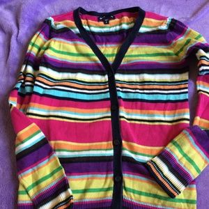 Girls Abbey Road collection Striped Cardigan